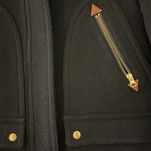 NWT J.Crew Italian Stadium Cloth coat - Picture 2 of 7